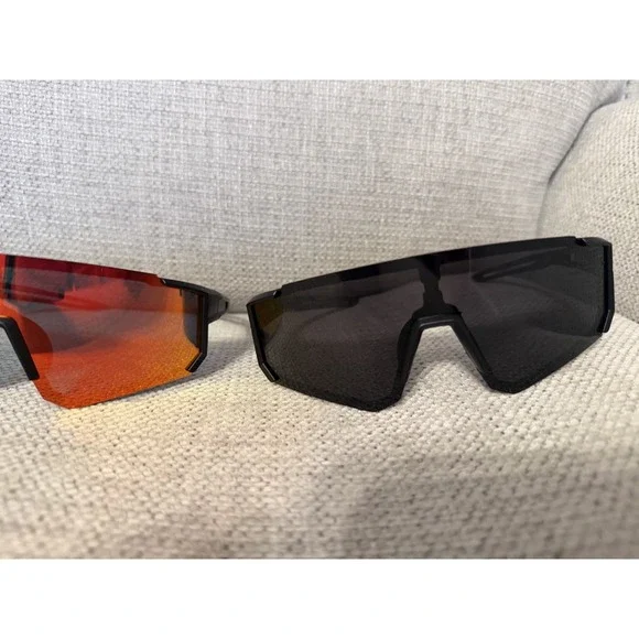 3 Pk Mens Wrap Around Sport Sunglasses Polarized Driving Fishing Running NEW - Picture 3 of 4